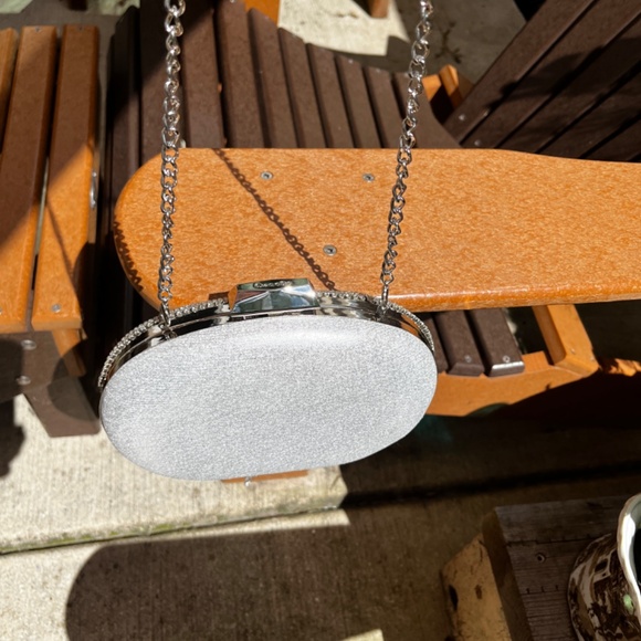 Olga Berg Bria Crystal Fringe Evening Bag - Picture 9 of 10